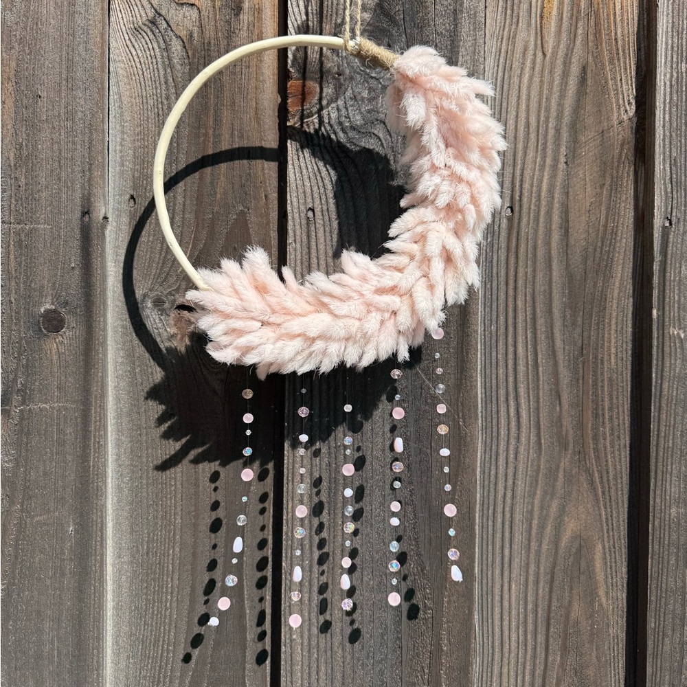 Pink Feather Dreamcatcher